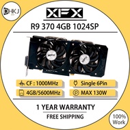 USED XFX R7 R9 370 4GB Video Card AMD Radeon R7 R9 370 4GB Graphics Screen Cards GPU Desktop PC PCI-