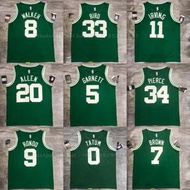 💎紫鑽商家💎 🈹 #Boston Celtics Vintage Jersey Green（Players name and number can be customize）#5 Kevin Garn