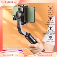 【LUCKY】L08 Handheld Gimbal Stabilizer Mobile Phone Selfie Stick Holder Adjustable Stand