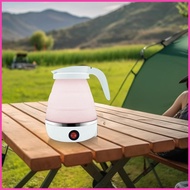 Travel Electric Kettle 600ml Electric Outdoor Foldable Kettle Collapsible Hot Water Kettle For Traveling Camping naisg