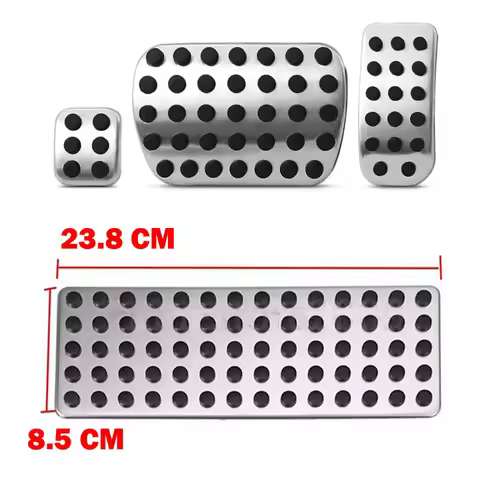 Stainless steel Car Pedal Pads Cover for Mercedes Benz V Class Vito Metris Viano W639 W447 Accessori