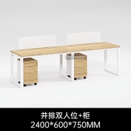 Modern Minimalist Office Desk Combination for 2/4 People 4 6 Seats Office Table Chair Set in Jiangsu