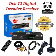 (Ready Stock) DVB T2 MYTV Decoder My Free View HDTV Digital TV Receiver USB Media Player Decoder DVB