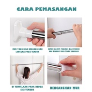 Stainless Steel Multifunction Pole - Multipurpose Flexible Stick - Antenna Pole - Camera Pole - Supp