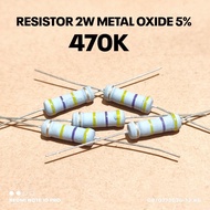 (5 PCS) 2W 2WATT 470K 470K KILO CF 5% ROHS RESISTORS