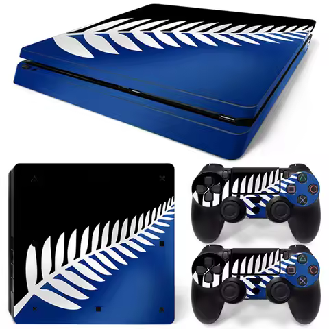 1022 PS4 Slim Skin Sticker Decal Cover for ps4 slim Console and 2 Controllers skin Vinyl slim sticke