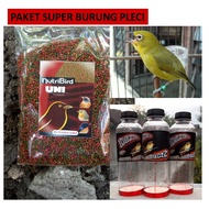 PAKET DOPING SUPER PLECI BUKA PARUH DEXTRO87 DAN NUTRIBIRD UNI 100 gr - Peningkat birahi pleci dan t