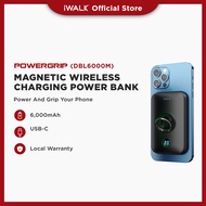 iWALK Power GRIP MAG 6000mAh Magnetic Power Bank – Compact & Powerful (DBL6000M-001A Black)