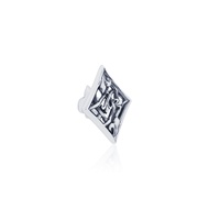 Ake Ake Diamond 11 Oversized Earring stud- ต่างหูก้านเงินแท้ 925 ทรงข้าวหลามตัด *จำหน่ายเป็นชิ้น
