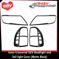 Isuzu Crosswind XUV 2013-2015 Headlight and Tail light Cover (Matte Black)