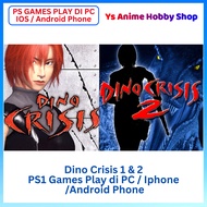 【PS1 GAMES PLAY DI PC IOS ANDROID PHONE】Dino Crisis Capcom Playstation 1 Game Dinosaur Games mesti m