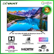 ♞,♘,♙DEVANT 65QUHV04 65 inch Ultra HD (UHD) 4K Quantum Smart TV - Netflix, YouTube and FREE Soundba