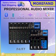 Professional mixer Audio Mixer 7/4 Channel Mixer MG07BT / MG04BT USB Mixer KTV Range Amplifier