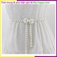 Cute pearl chain women's belt TTL67
