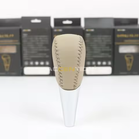 Beige Leather Gear Shift Knob For Lexus LS400 LS430 LX470 LX570 RX330 RX350 For Toyota Tacoma Tundra