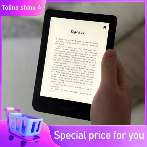 [Android E-ink Screen] Tolino Shine 4 6-inch Dual-Temperature E-reader, Eye-Friendly E-Book