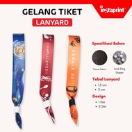 Concert Ticket Lanyard event Bracelet Wristband/ Custom Concert Lanyard Bracelet/