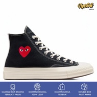 Converse x CDG Comme Des Garcons Single Heart High Black White ORIGINAL