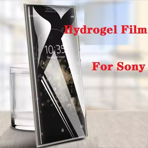 protective on for sony xperia xz xz1 xz2 premium compact zx zx1 zx2 Hydrogel Film xzs zxs 1 2 screen