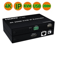 4K HDMI KVM Extender  HDMI KVM Splier Over Cat5e/6 Cable up to 200M Receiver Sender  for window Mac 4K 30Hz KVM