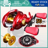 Casting Reel Bc Reel ​Casting Mesin Pancing Fishing Reel 8.1:1 Gear Ratio Baitcasting Reel