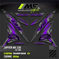 UNGU Decal Sticker Striping Variation Transparent Uv Jupiter Mx 135 New 2011-2016 NJMX Yamaha Lc 135