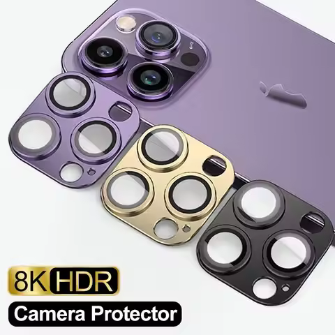 Metal Camera Lens Glass Protector For iPhone 11 12 13 14 15 Pro Max Mini 14Plus 15Plus Ultra High De