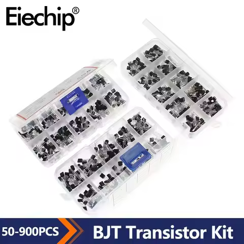 50-900pcs BJT Transistor Kit A1015 BC327 BC337 C1815 S8050 S8850 2N2222 2N2907 2N3904 2N3906 TO92 PN