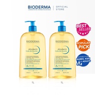 [Bundle] Bioderma Atoderm Huile de douche Anti-irritation Shower Oil (Eczema-prone Skin) 1L x2