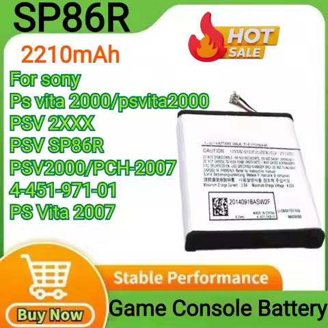 3.7V 2210mAh SP86R Battery for Sony for Psvita 2000 PSV 2XXX PSV SP86R PSV2000 PCH-2007 4-451-971-01
