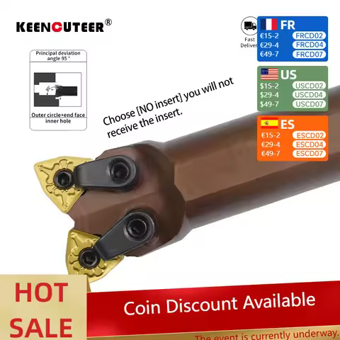 D16R-MW04R D20R-MW04L D25R-MW08H Spring steel Double head Internal Turning Tool Holder WNMG Inserts 