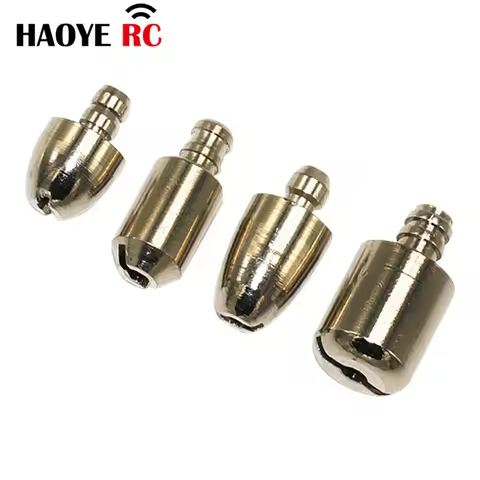 Haoye 2Pc Copper Fuel Tank Clunks Oil Hammer RC Airplane Gas Nitro Fuel Clunk Filter RC Oil Tank Acc