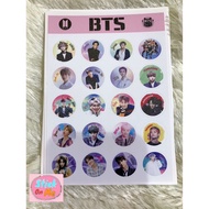 Sheet Sticker Size A4 A5 A6 A7 (Operation Period 3-5 Days) Customers Have Ready-To-Print Files.