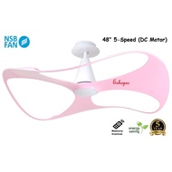 NSB Swish Ceiling Fan 48" (Pink)