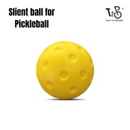 T2P Silent Foam Pickleball Balls Quiet Practice for Indoor & Outdoor, Real Pickleball Feel