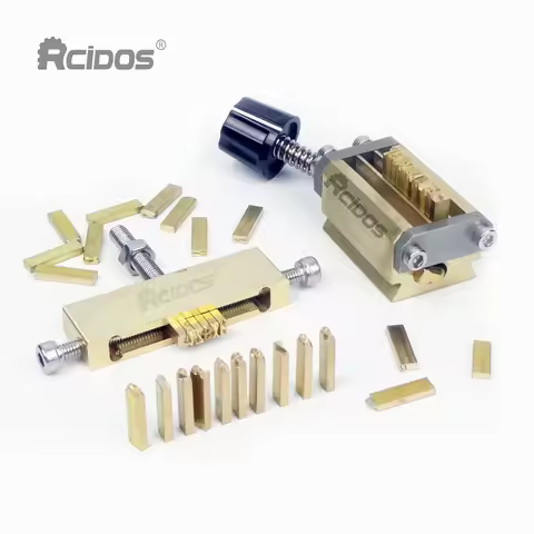 RCIDOS 2x3/4x15mm Coding Machine Letters/Brass Flexible Hot Foil Russia Letters,Alphabet Customizati