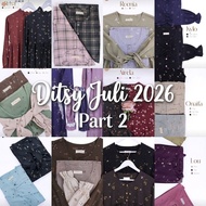 DITSY JULY 2026 PART 2 Nightgown Daster Ditsy Moslem