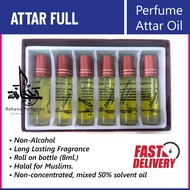 ATTAR-FULL - Perfume Attar Oil - (6 x 8ml)