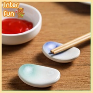 [InterfunS] 1pc enware Ingot Chopsti Holder Chopstis Rest For Diy Home Restaurant Dining Table Acces