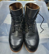 ◆99%新，VISVIM VIRGIL BOOTS FOLK，US 10，全牛皮，接近全新。