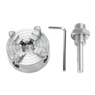 Z011 High Carbon Steel Mini Drill Chuck Metal 4 Jaws Manual Lathe Chuck Clamp Jaw Manual Chuck Indep