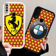 N56 Fashion brand Black and white silicone Casing for OPPO A33 A31 A53S A53 Realme C17 7i Case