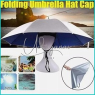 Ew64 Savings Promo Large Hat Umbrella 80Cm Diameter Single - Original Outdoor Hiking Fishing Umbrell