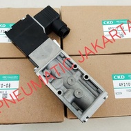 Sol. valve 4F210-08 AC220V / DC24V CKD JAPAN pneumatic