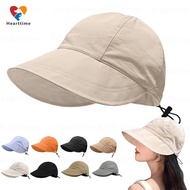 Japan Uv Double-sided Can Wear A Big-brimmed Beach Hat,women Sun Hat Fashion Adjustable Foldable Drawstring Fisherman Hat