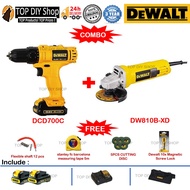 Dewalt DCD700C2 10.8V Cordless Battery Drill Driver Screwdriver + Dewalt DW810B-XD 680W 4"/ 100mm To