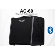 NUX AC-60 Stageman II 60 Watts Acoustic Guitar Amp with Bluetooth Amplifier (AC60 AC 60)