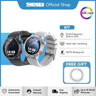 【Malaysia Stock】SKMEI B77 GPS smartwatch 1.43-inch AMOLED high-definition screen waterproof watch Bl