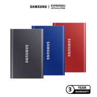 Samsung Portable SSD T7 Basic USB 3.2 Type-C Gen 2 (10Gbps) Gray/Blue/Red - 1TB/2TB