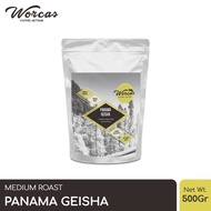 Worcas Arabica Coffee Panama Geisha Natural Process 500 Grams - Medium Roast